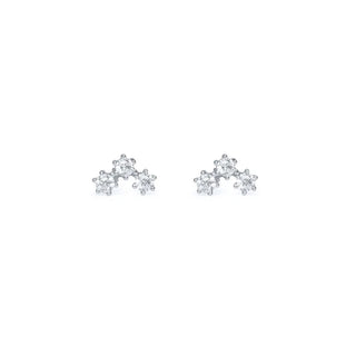 Orecchini diamanti intarsiati ad artiglio - ARZEWENA